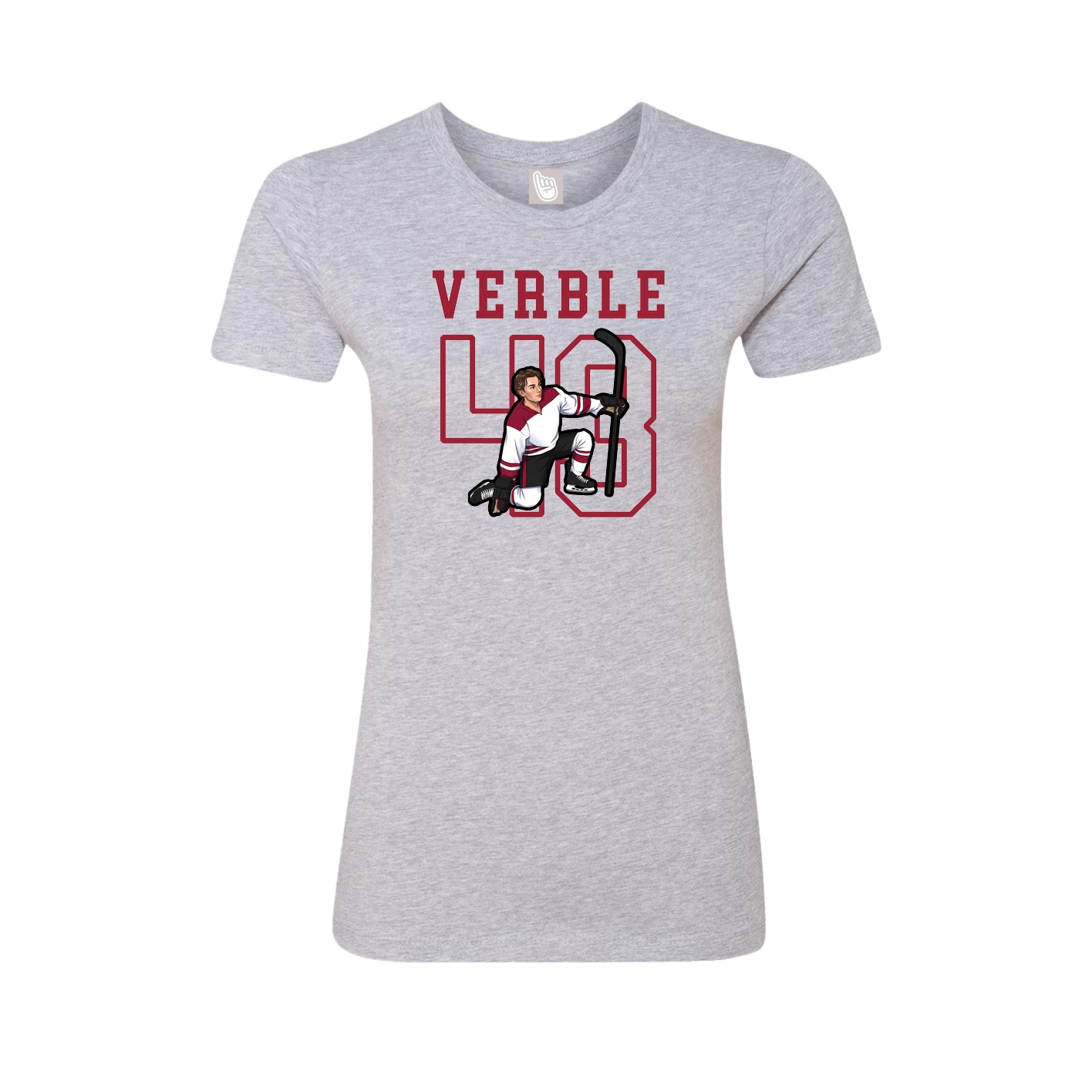 Fitted Women's Tee — Shirsey in Grey