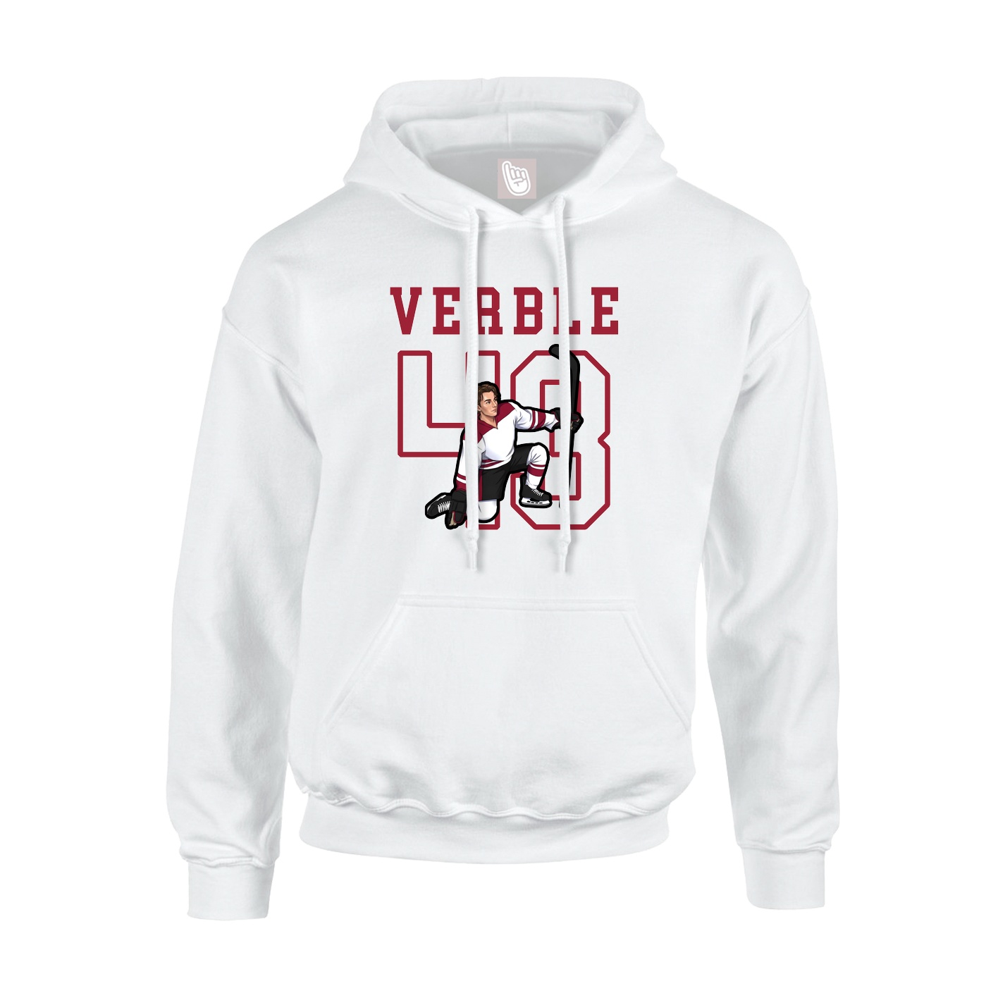 Hoodie — Shirsey in White