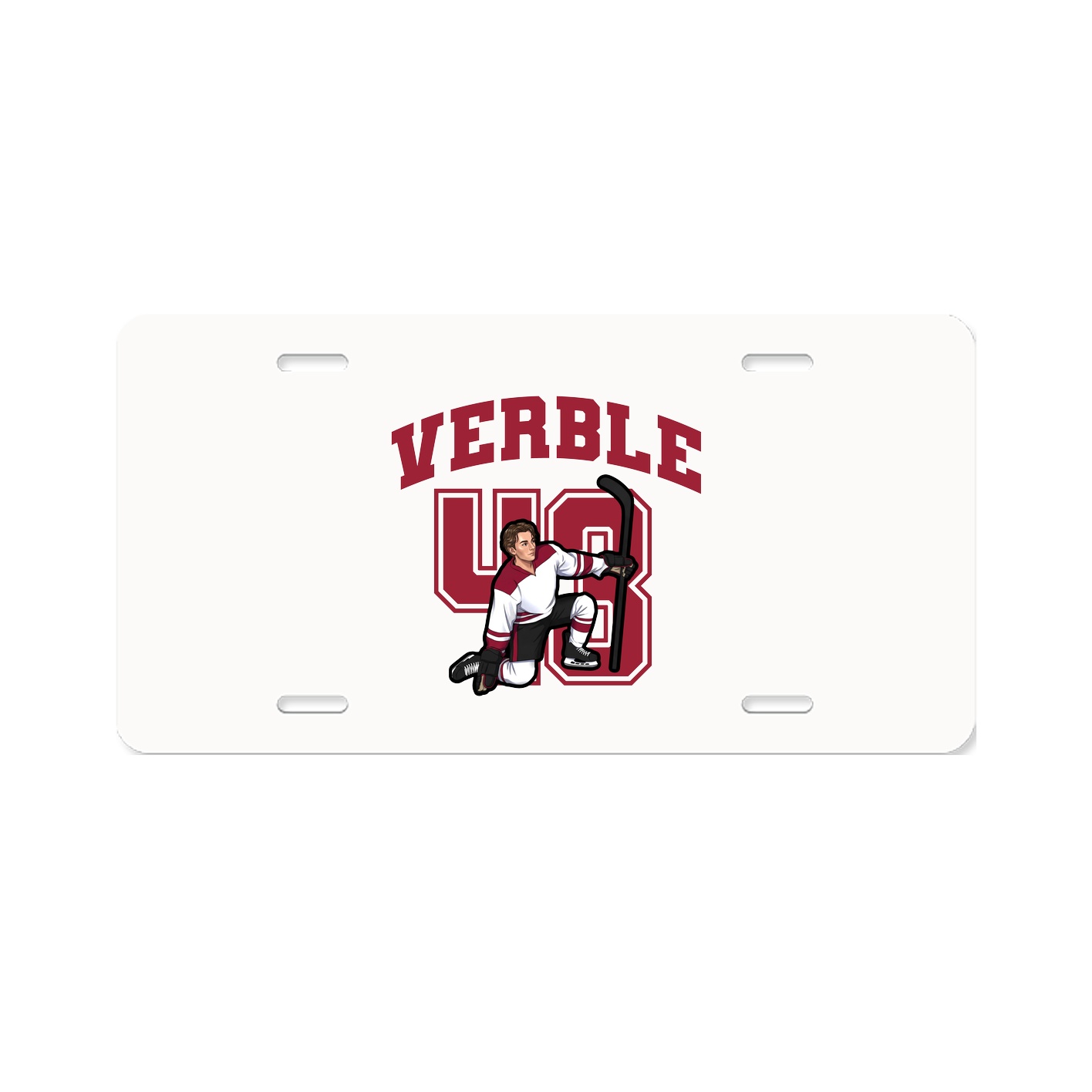 License Plate — Number in Classic