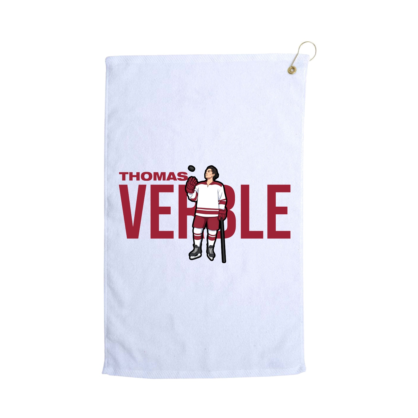 Golf Towel — Player Name in White