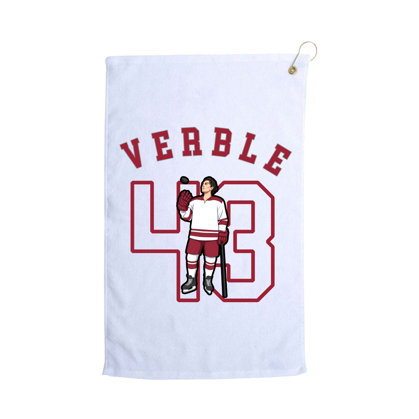 Golf Towel — Shirsey Arch in White