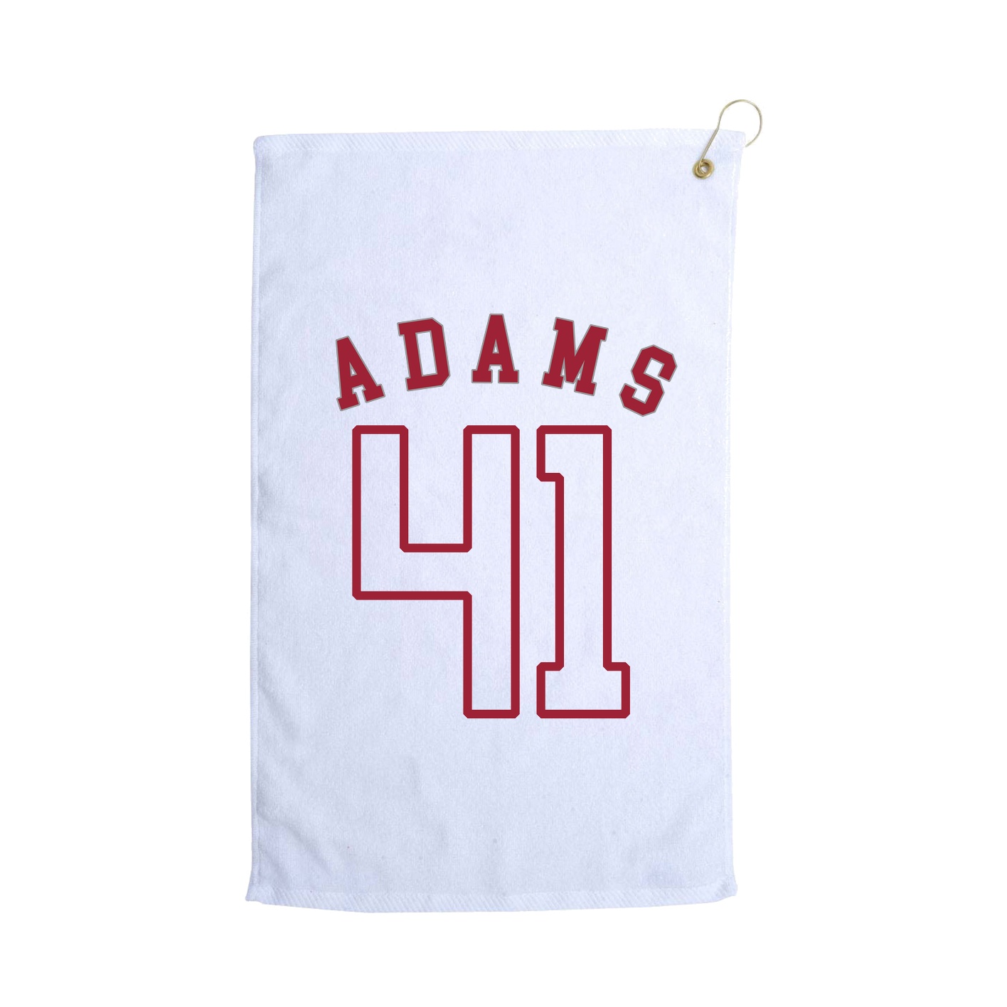 Golf Towel — Shirsey Arch in White