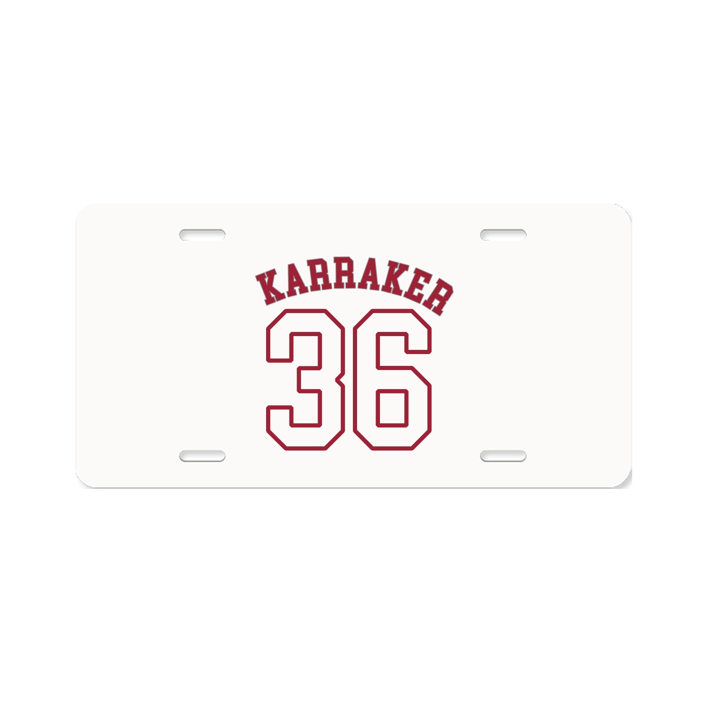 License Plate — Shirsey Arch in Classic