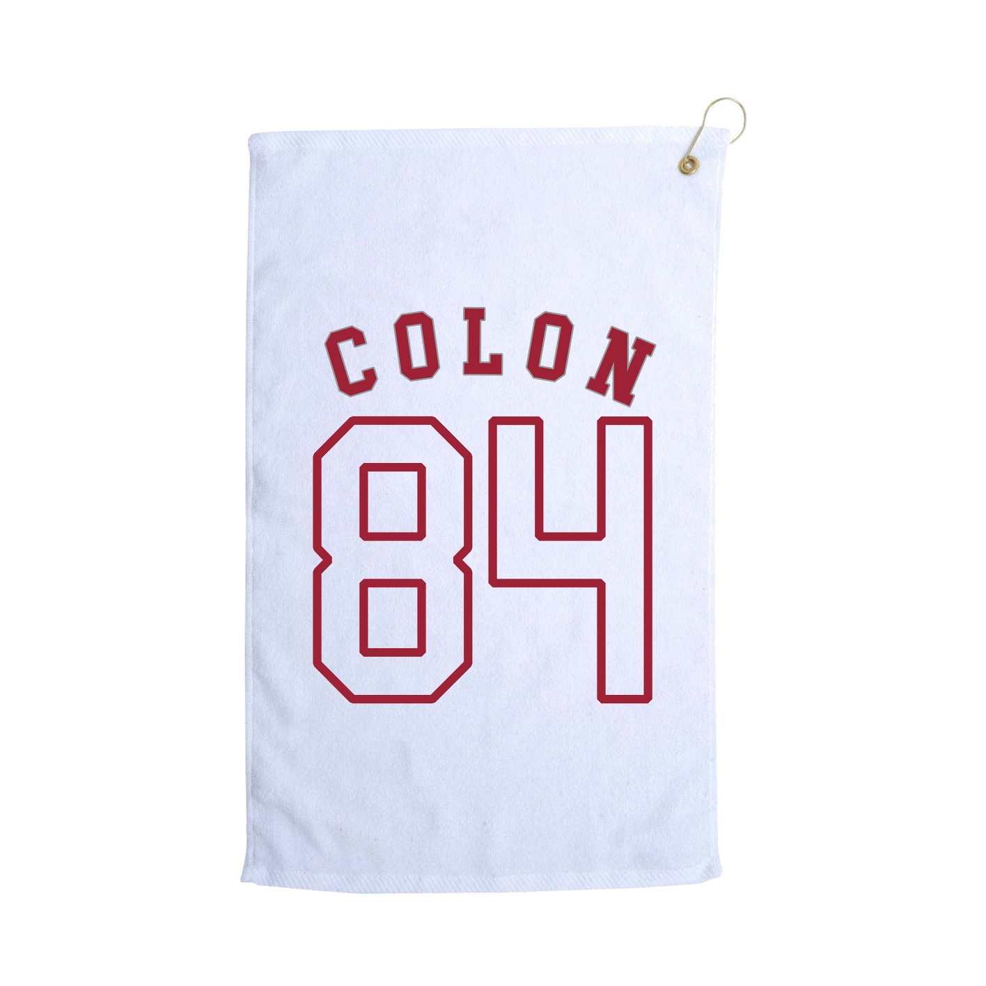 Golf Towel — Shirsey Arch in White