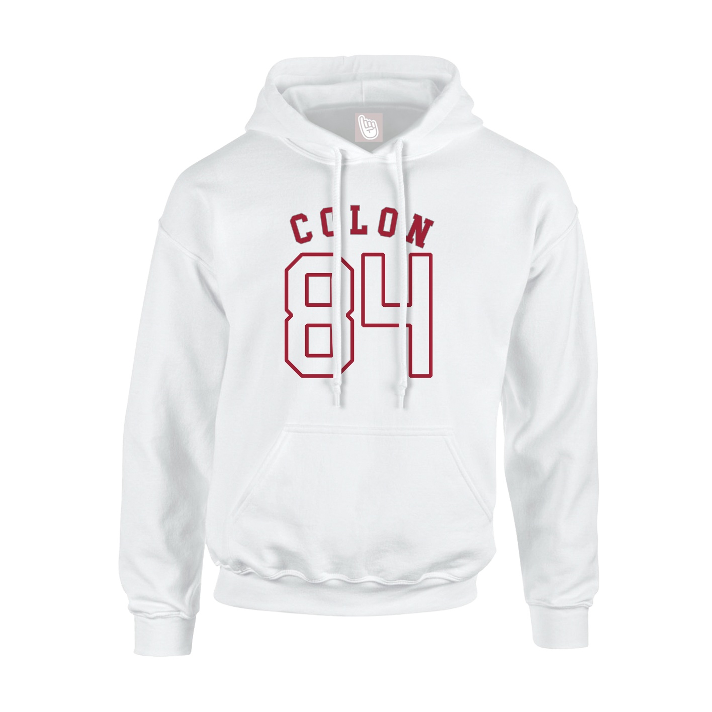 Hoodie — Shirsey Arch in White