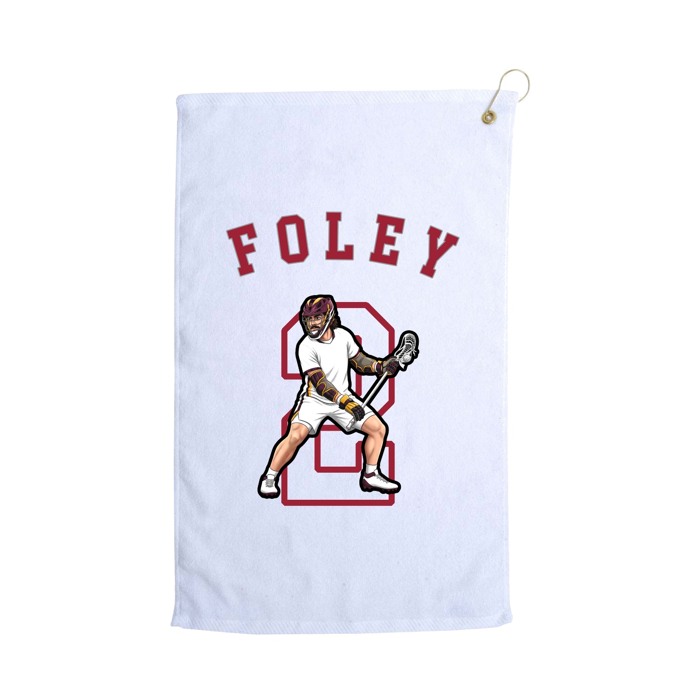 Golf Towel — Shirsey Arch in White