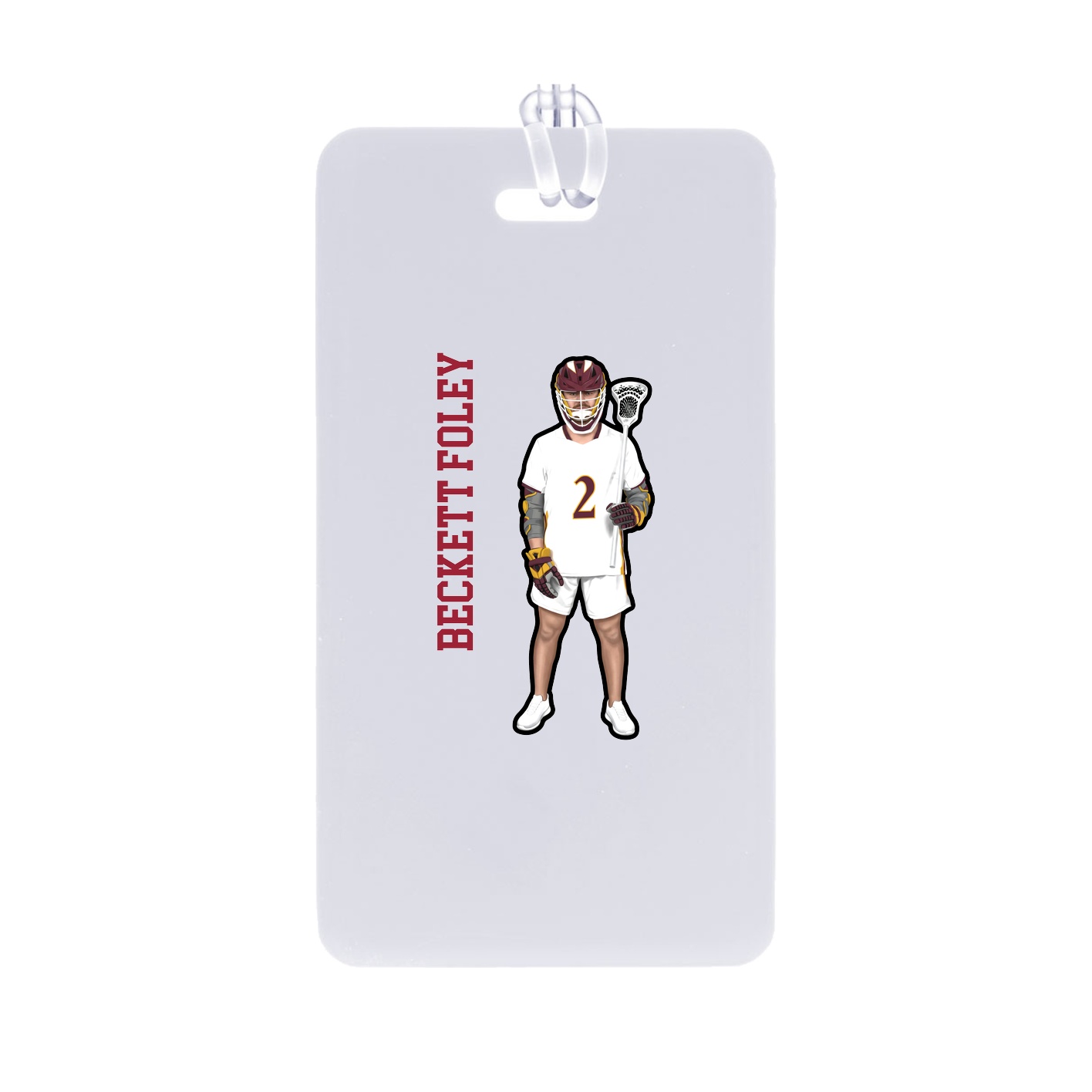 Bag Tag — Name Vertical in Classic