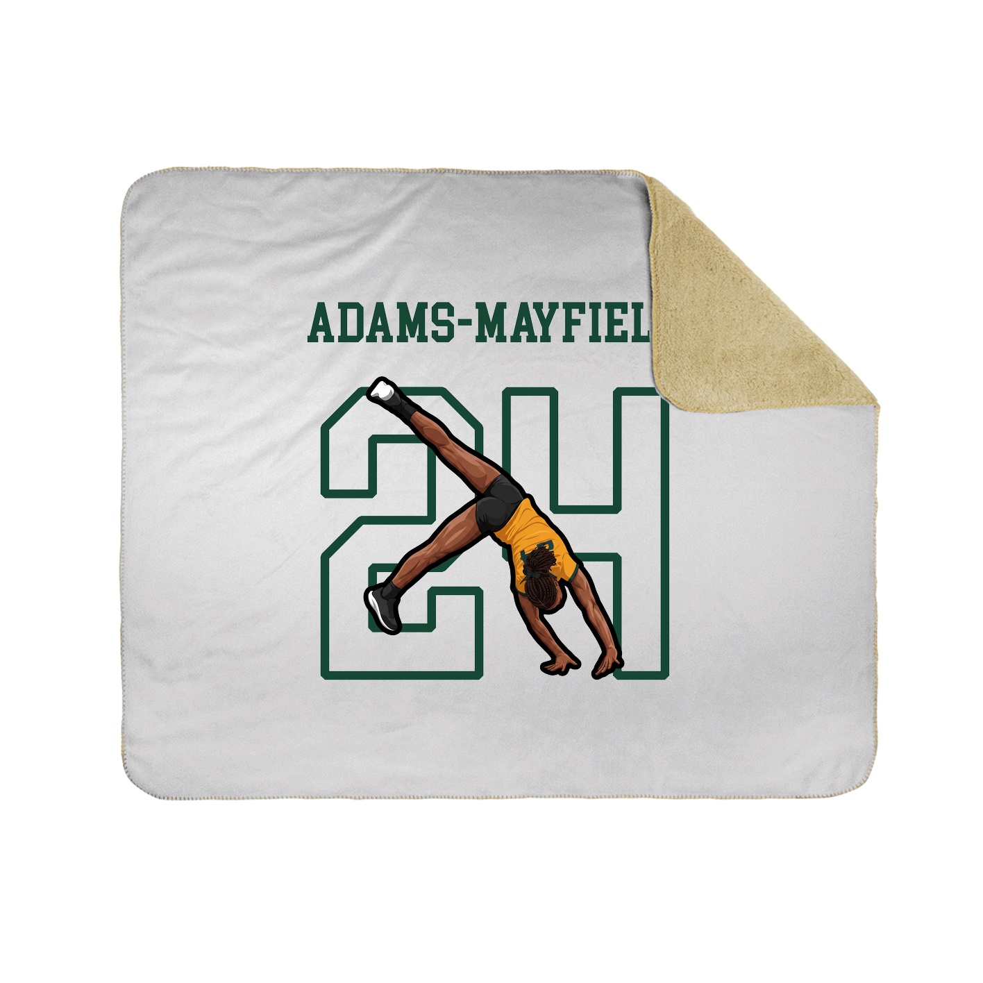 Throw Blanket — Shirsey in White
