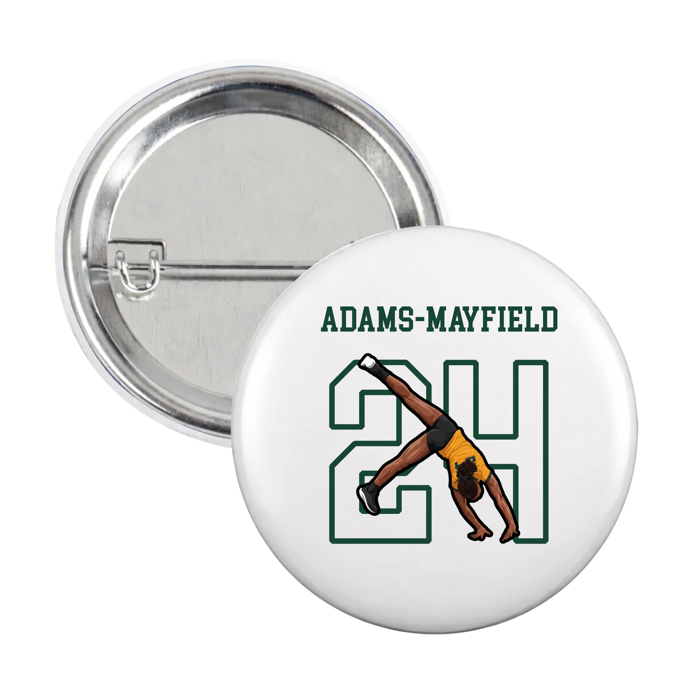 Game Day Button — Shirsey in White