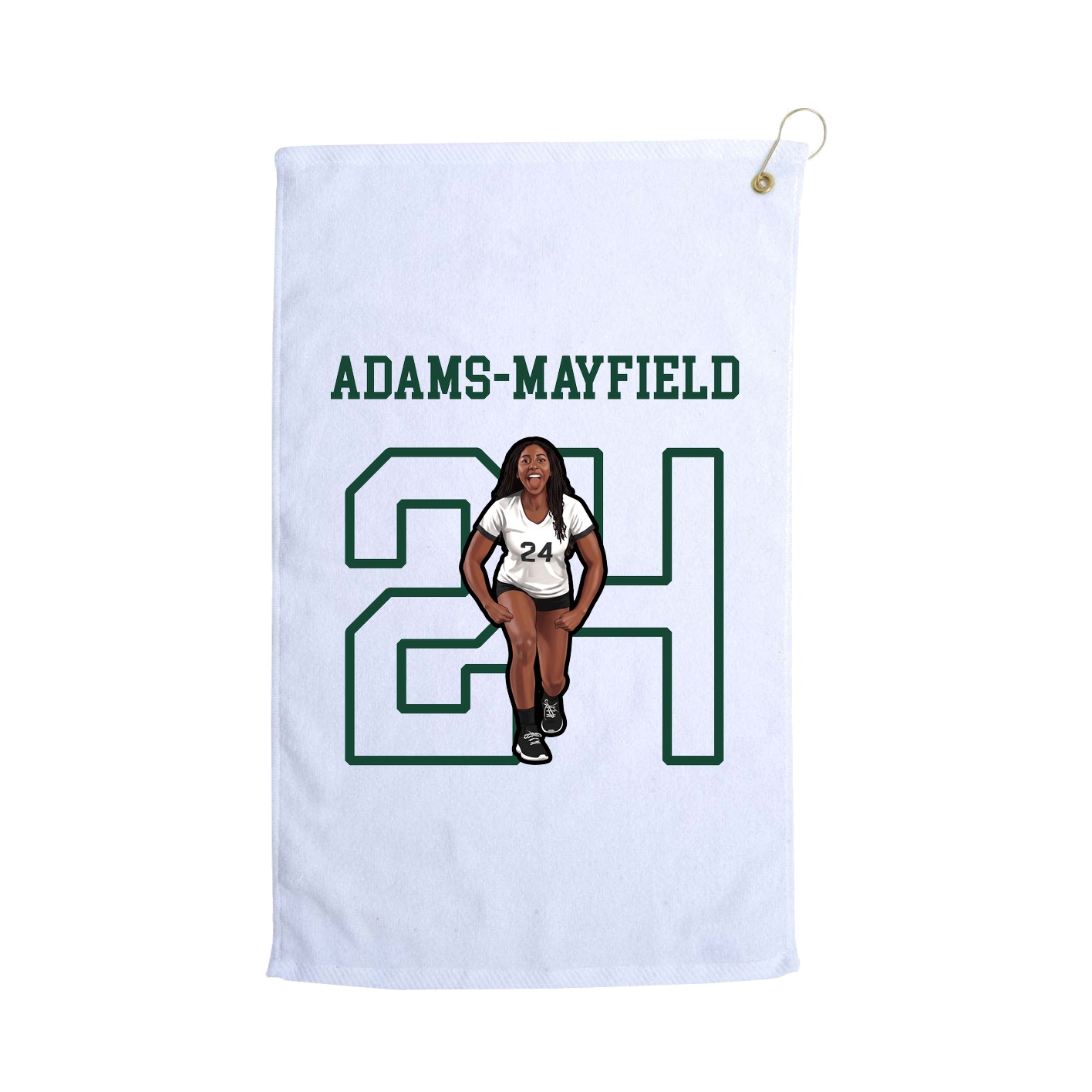 Golf Towel — Shirsey in White