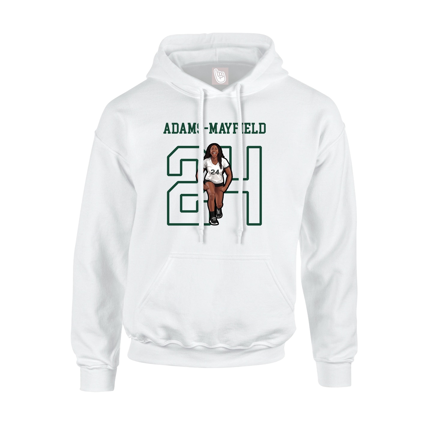 Youth Hoodie — Shirsey in White