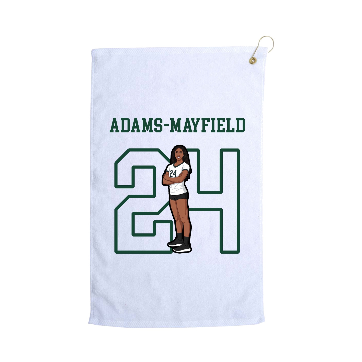 Golf Towel — Shirsey in White