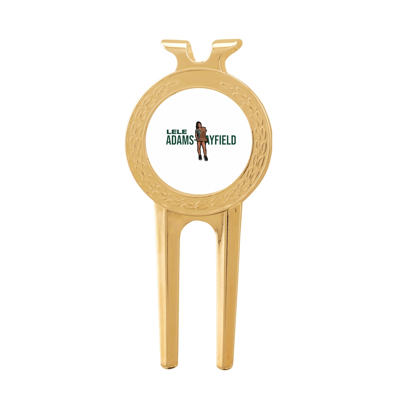 Divot Tool with Ball Marker — Player Name in Classic