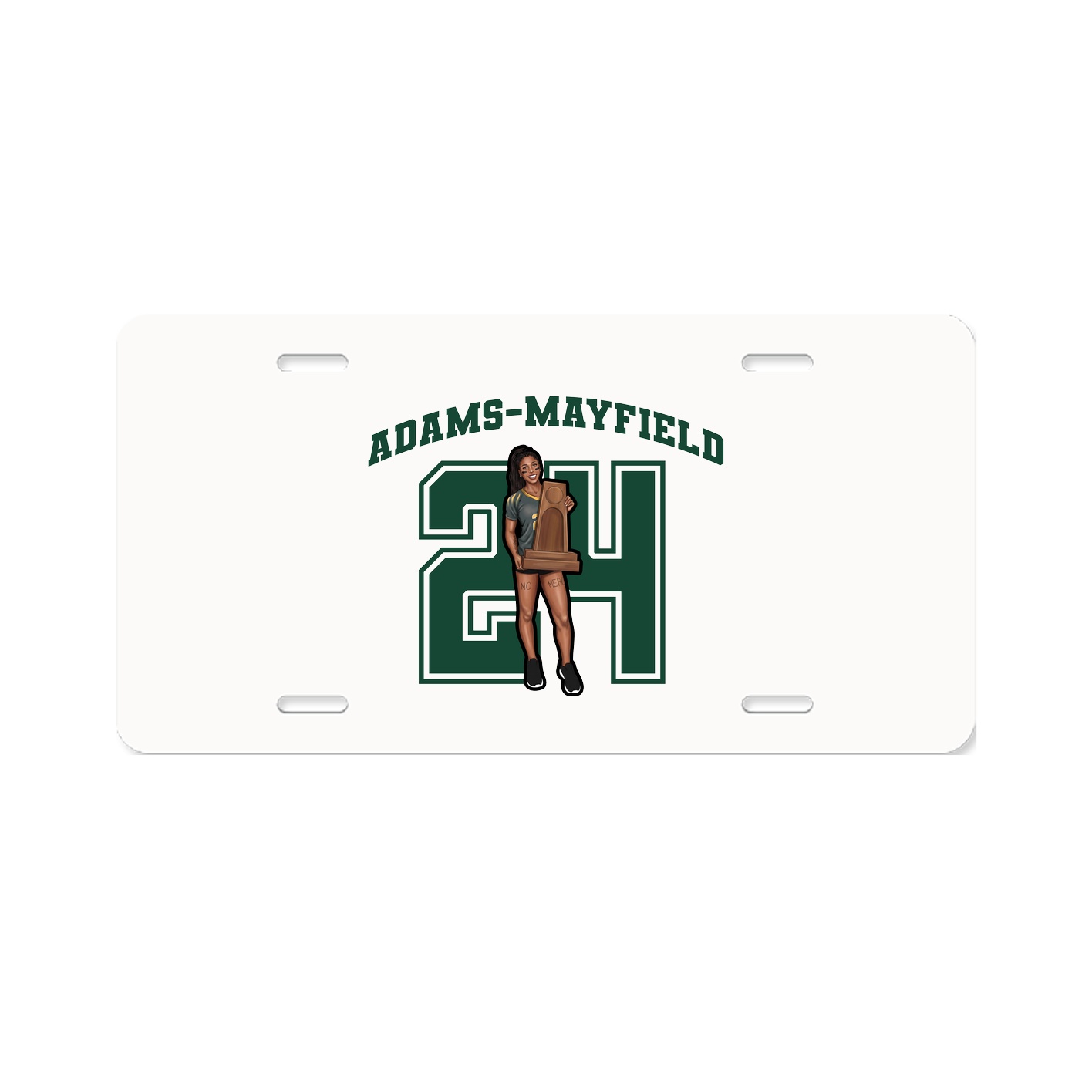 License Plate — Number in Classic