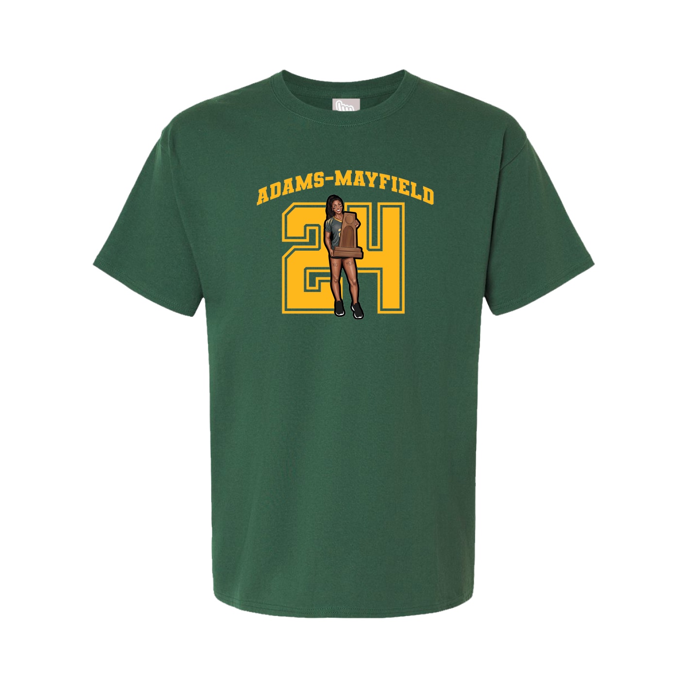 Tee — Number in Green