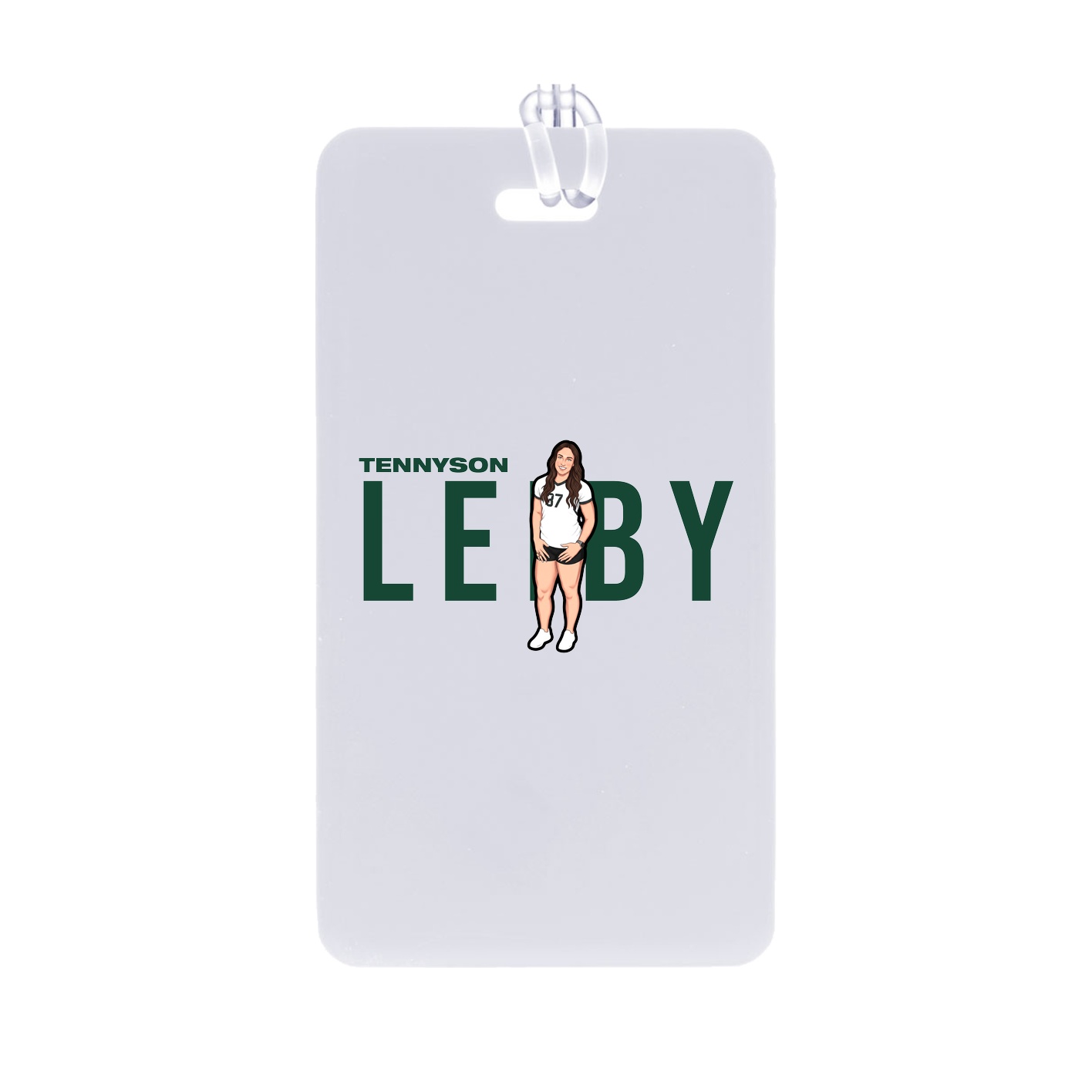 Bag Tag — Player Name in Classic