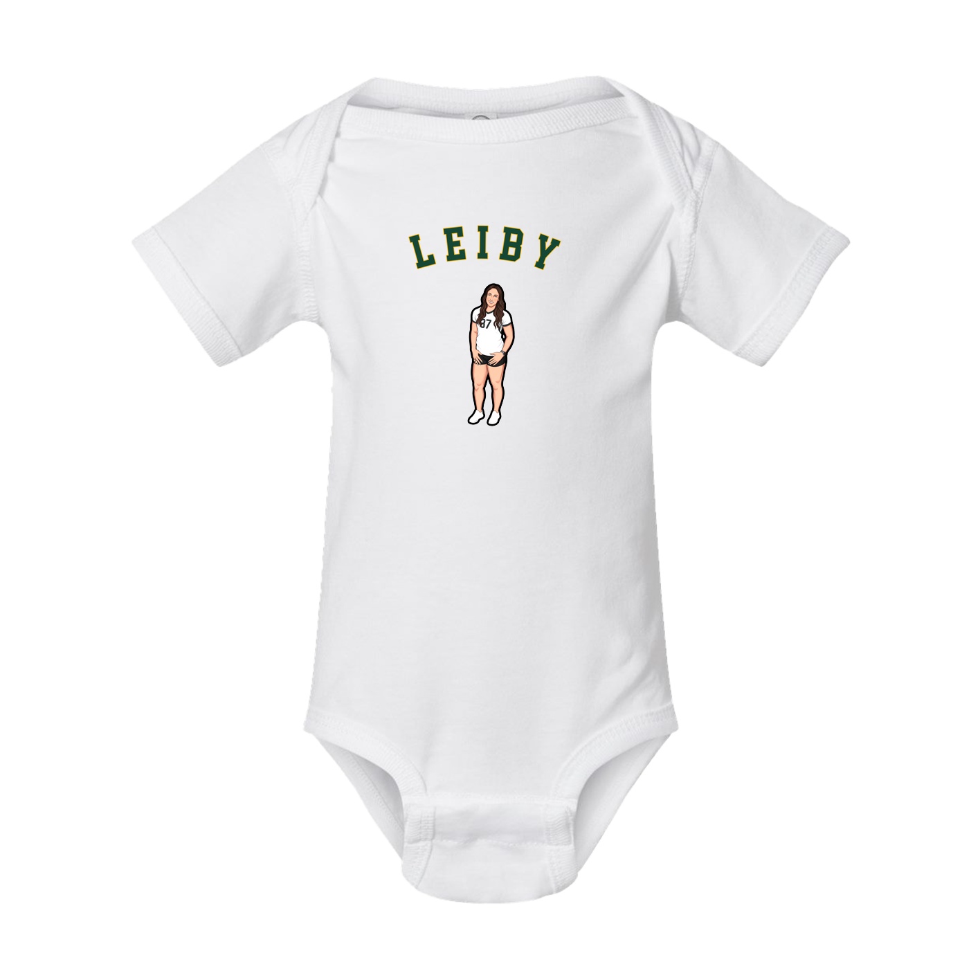 Baby Onesie — Shirsey Arch in White