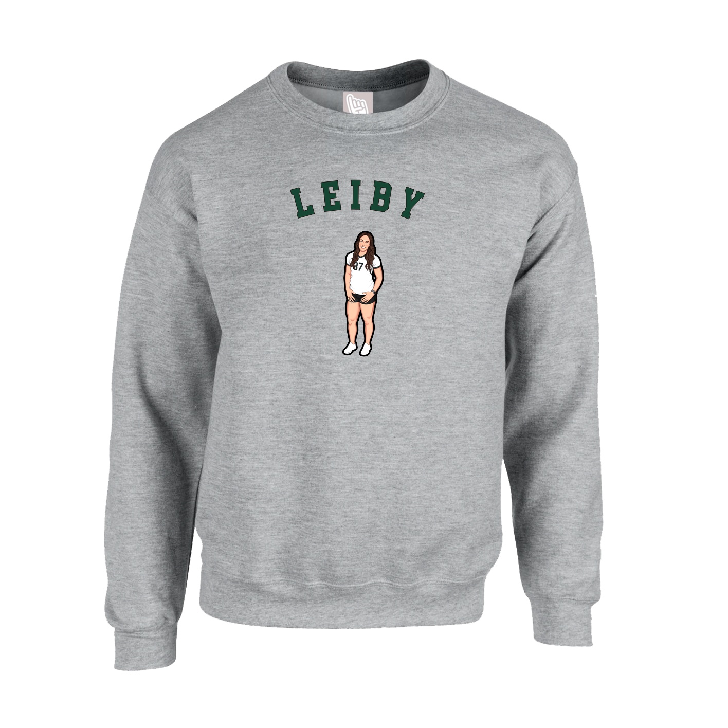 Fleece Crew — Shirsey Arch in Grey