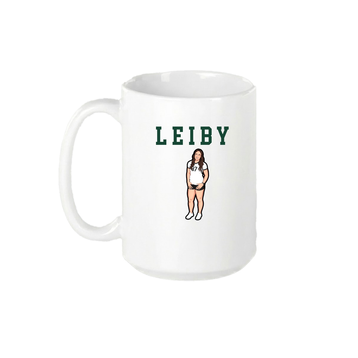 15oz Coffee Mug — Shirsey in White