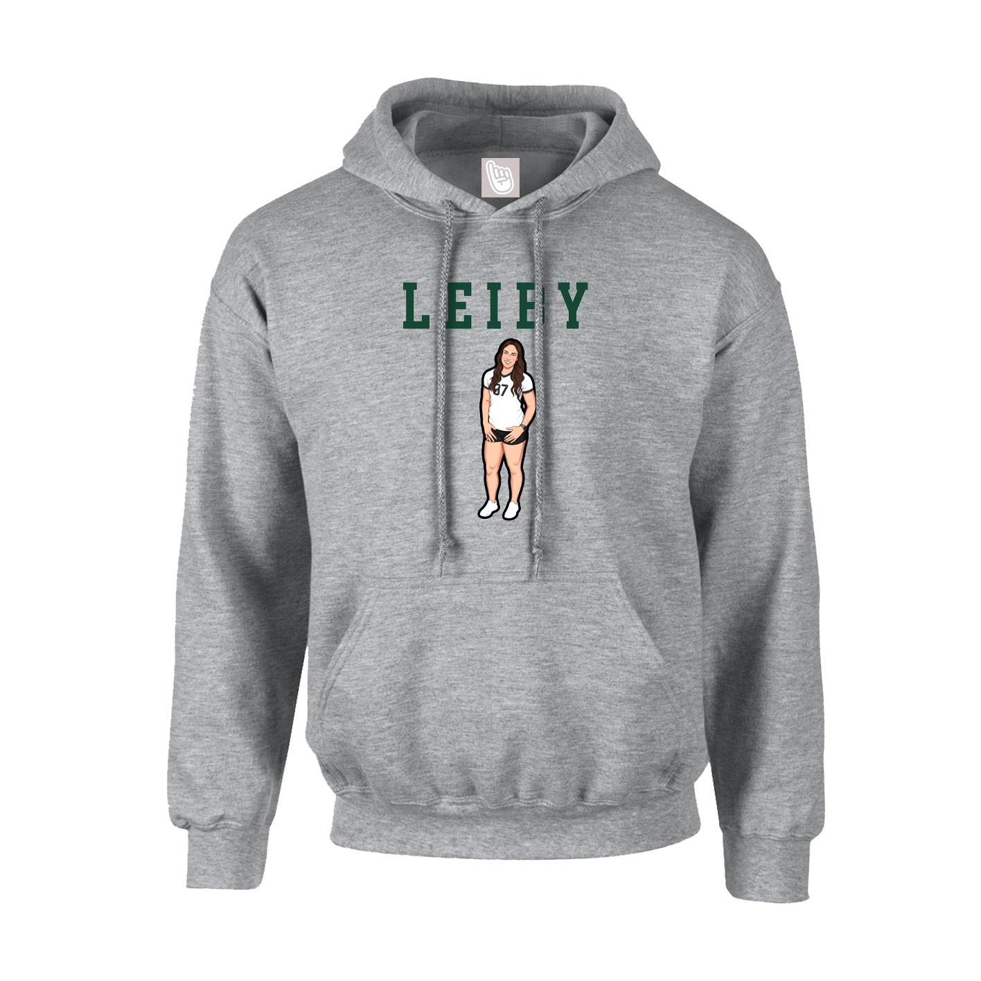 Hoodie — Shirsey in Grey