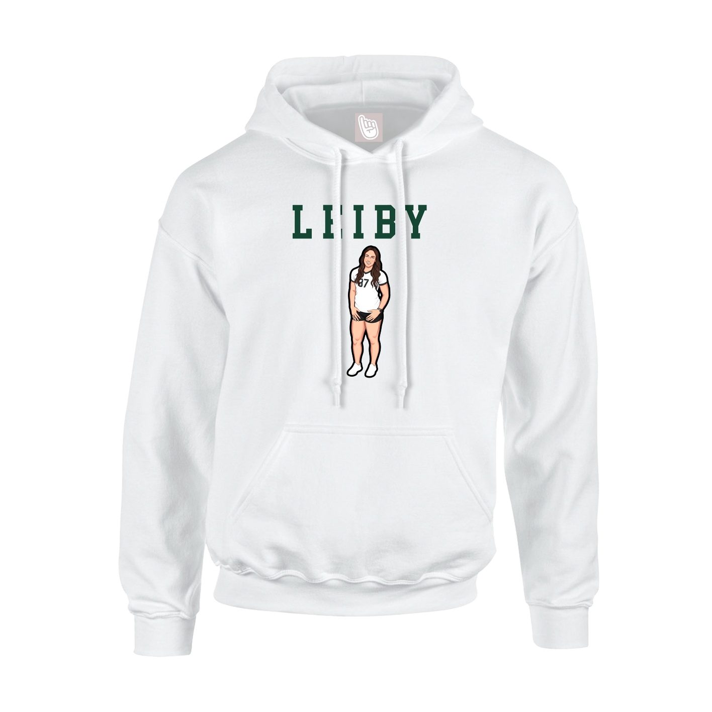 Youth Hoodie — Shirsey in White