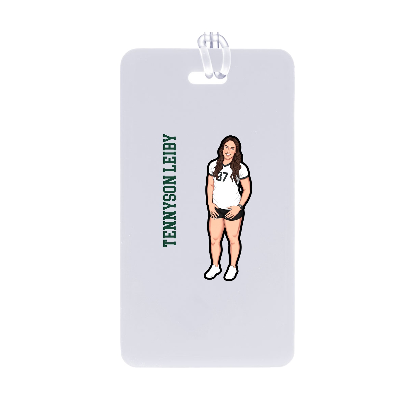 Bag Tag — Name Vertical in Classic