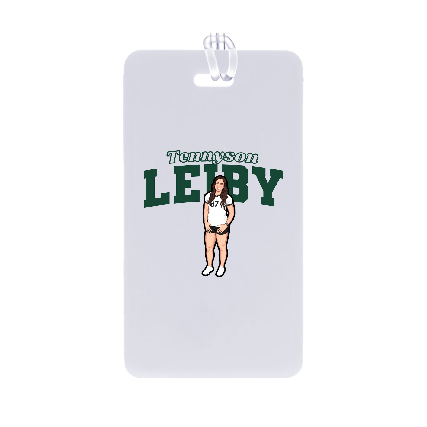 Bag Tag — Name Arch in Classic