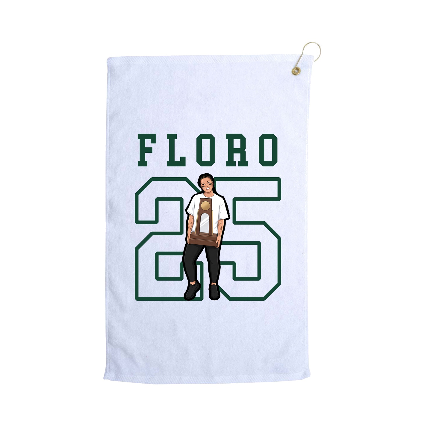 Golf Towel — Shirsey in White