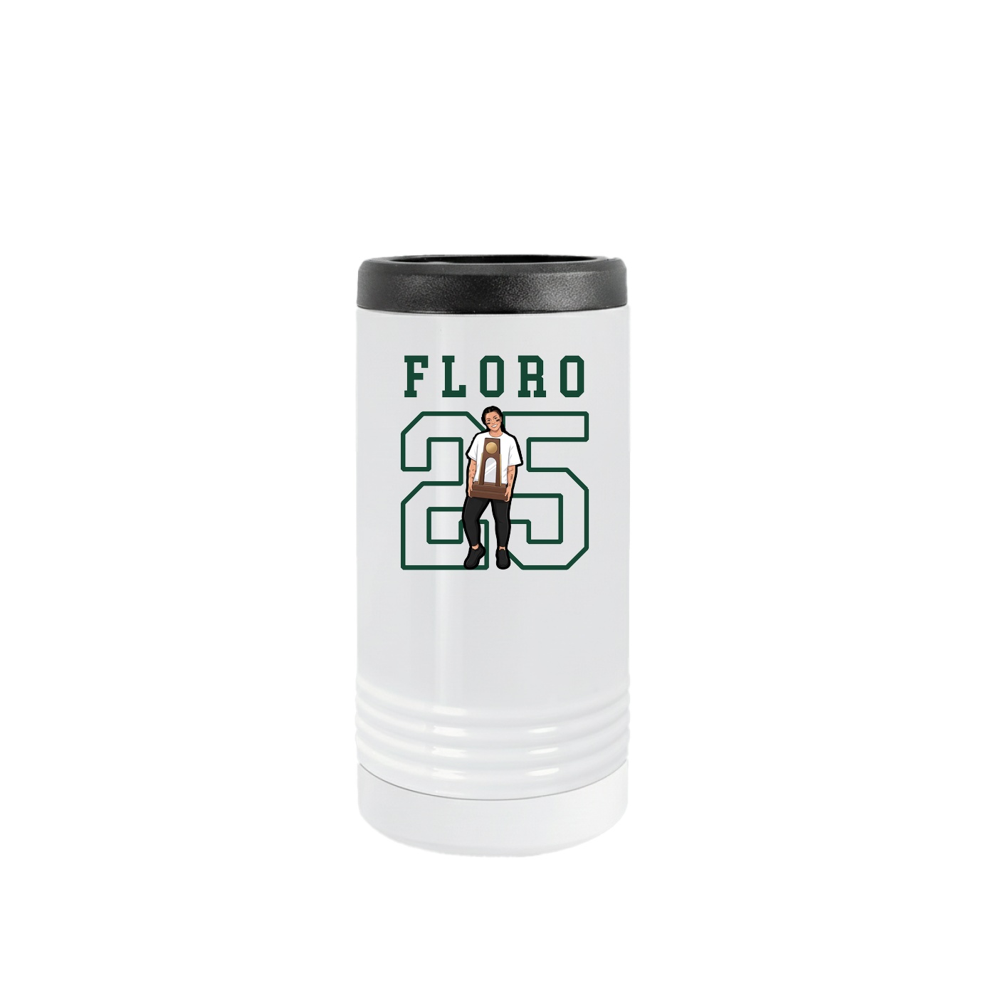 Slim Beverage Holder — Shirsey in White