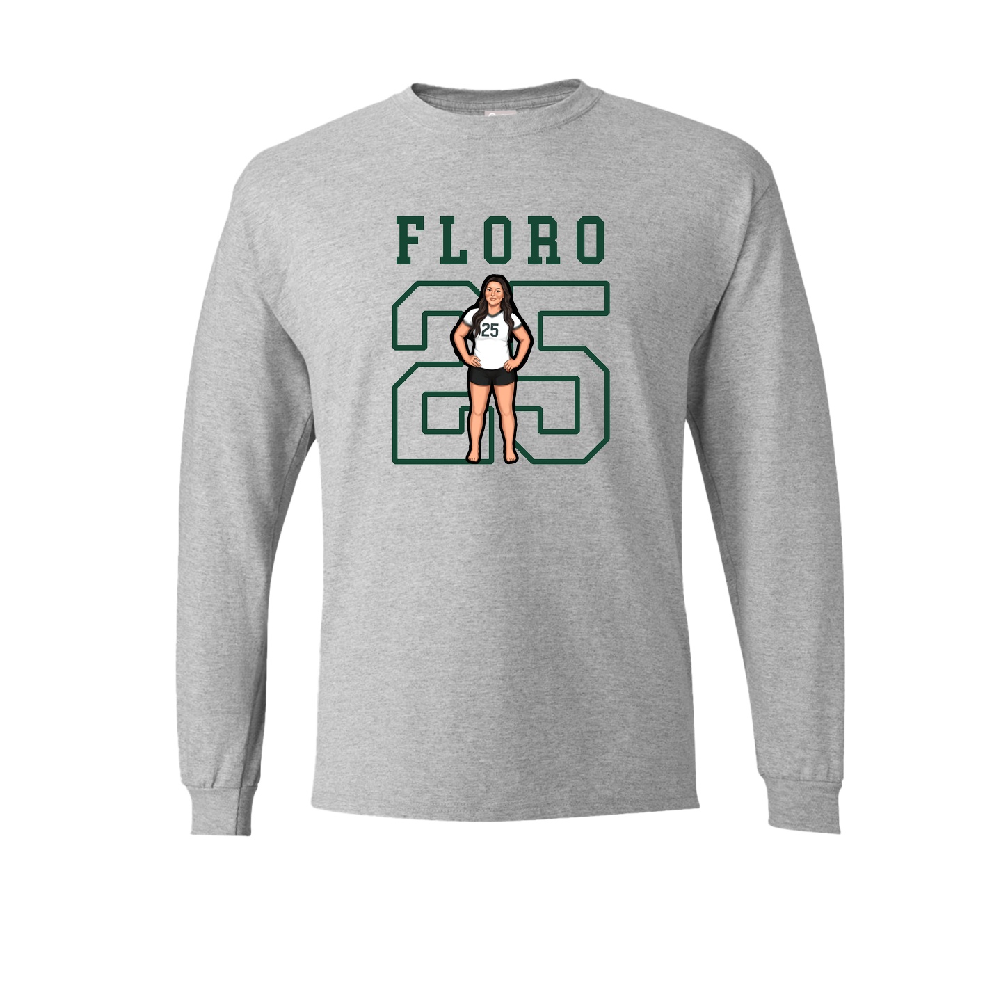 Long Sleeve Tee — Shirsey in Grey