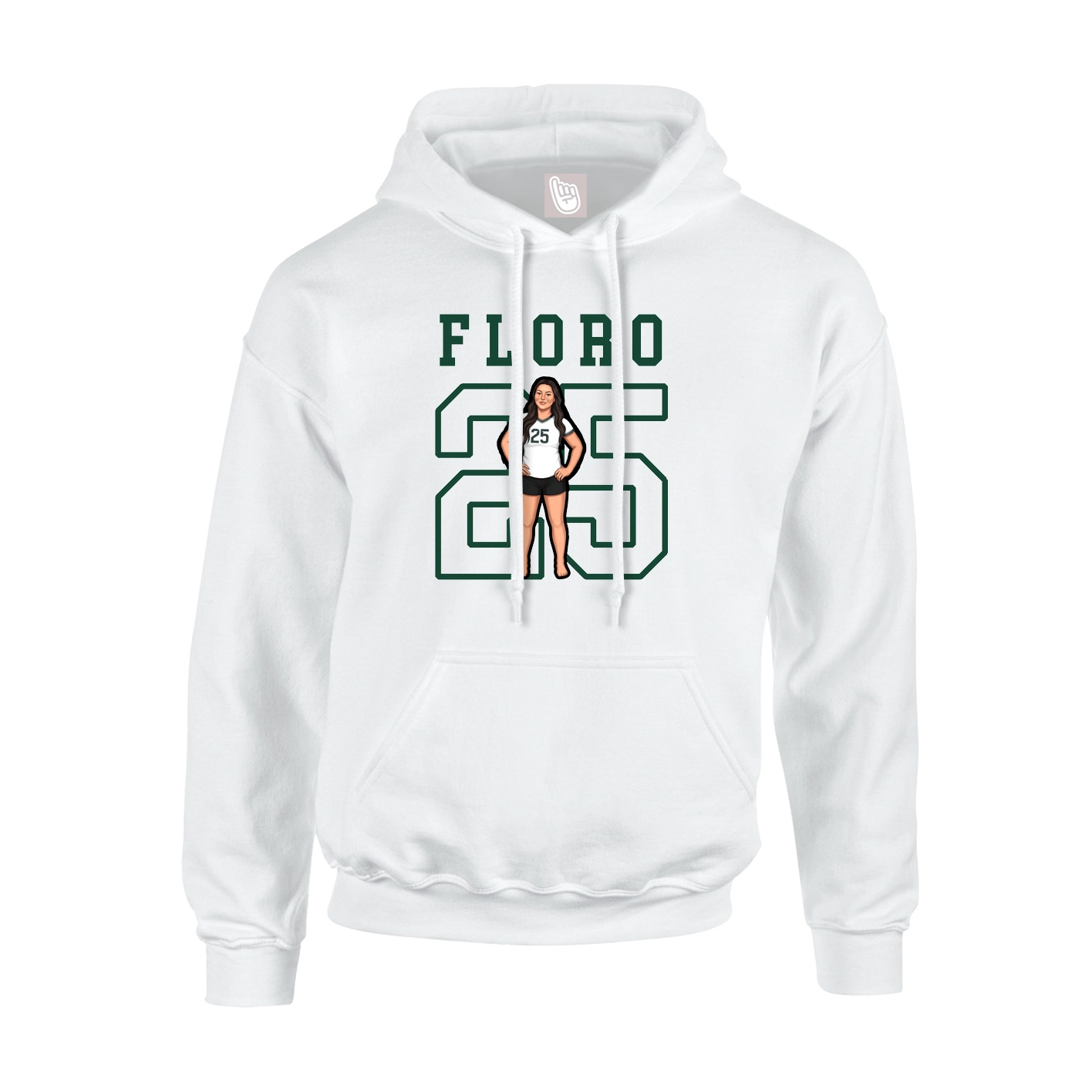 Youth Hoodie — Shirsey in White