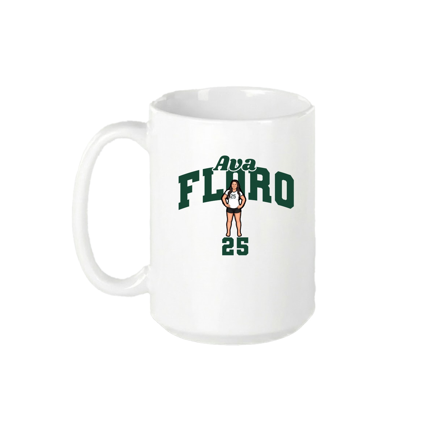 15oz Coffee Mug — Signature Arch in White