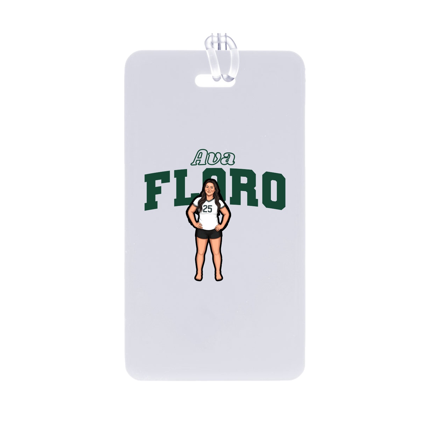 Bag Tag — Name Arch in Classic