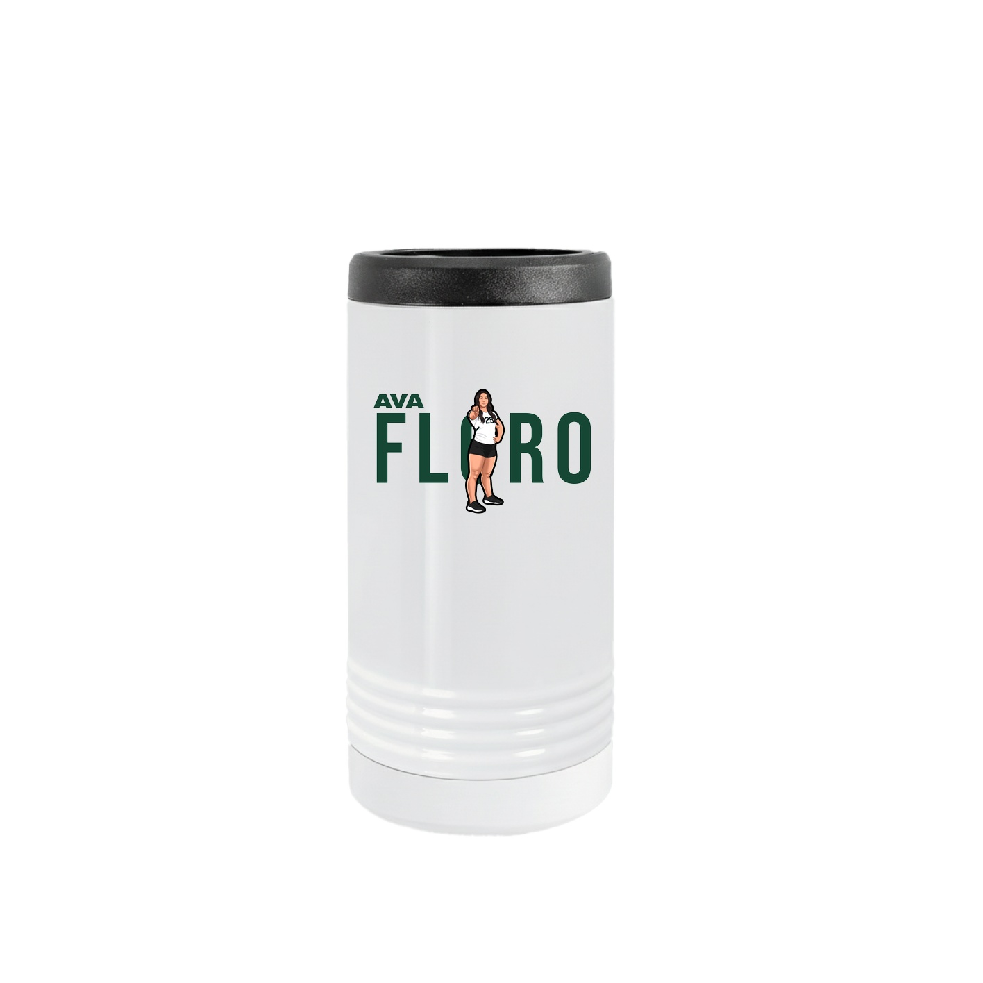 Slim Beverage Holder — Player Name in White
