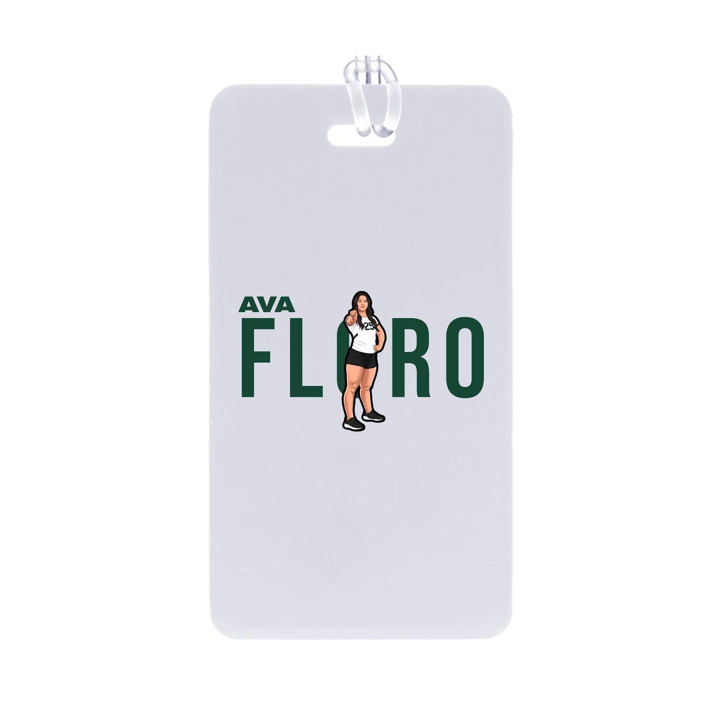 Bag Tag — Player Name in Classic