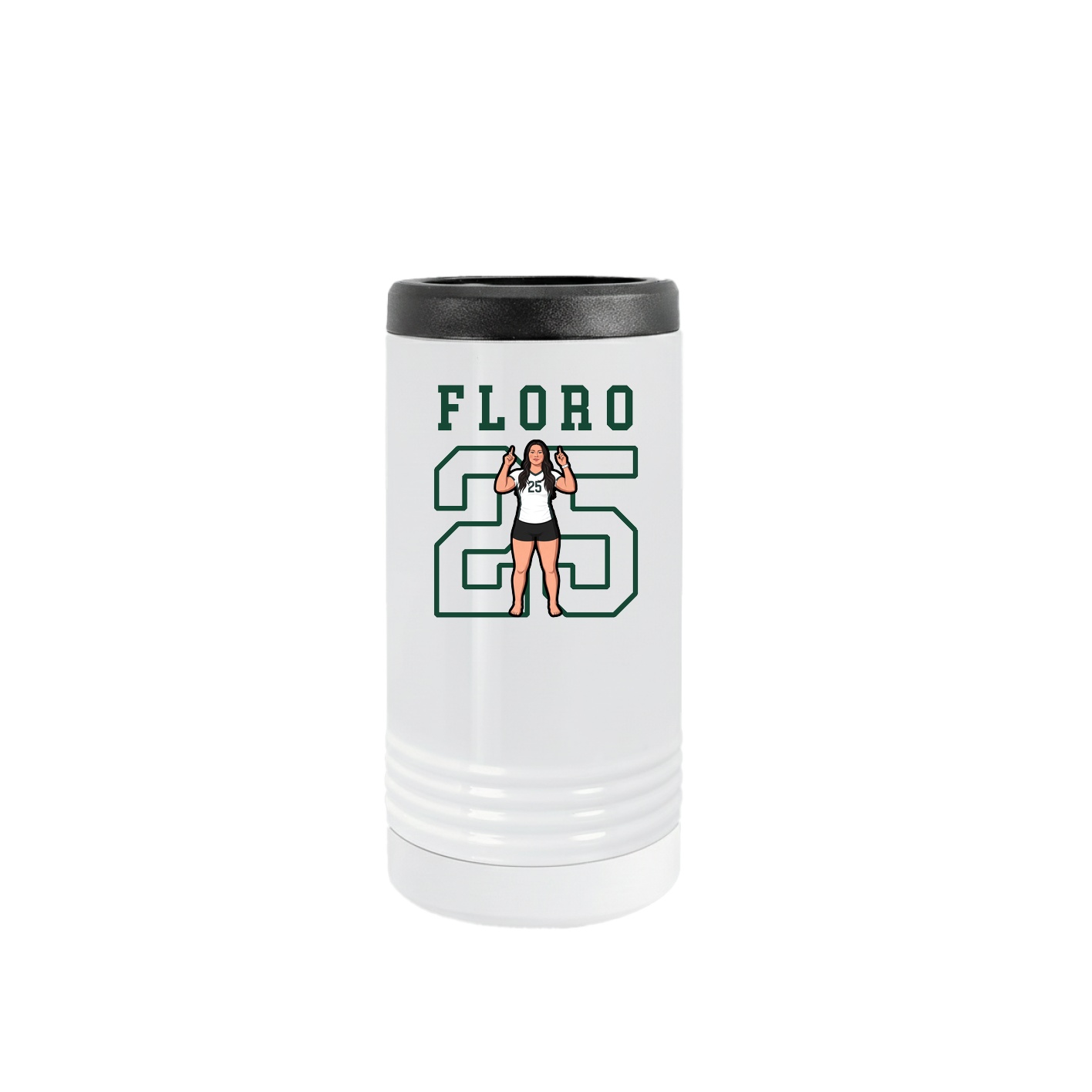 Slim Beverage Holder — Shirsey in White