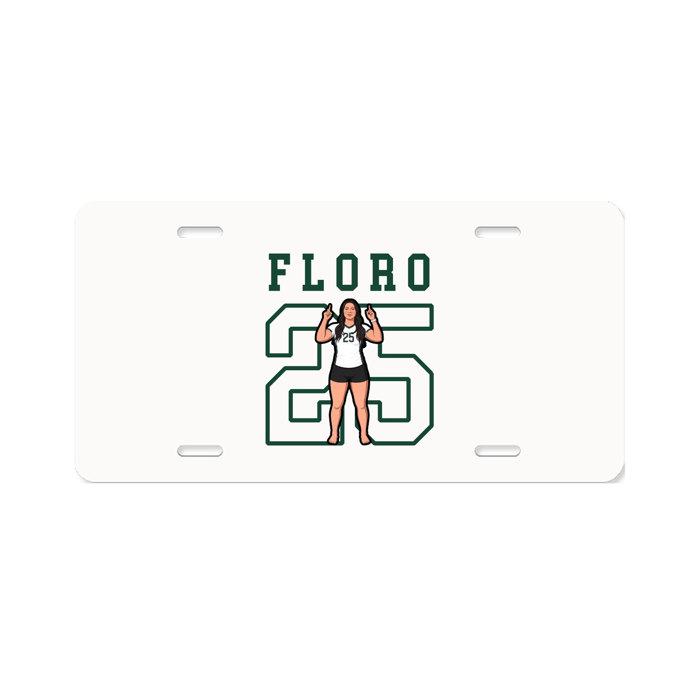 License Plate — Shirsey in Classic