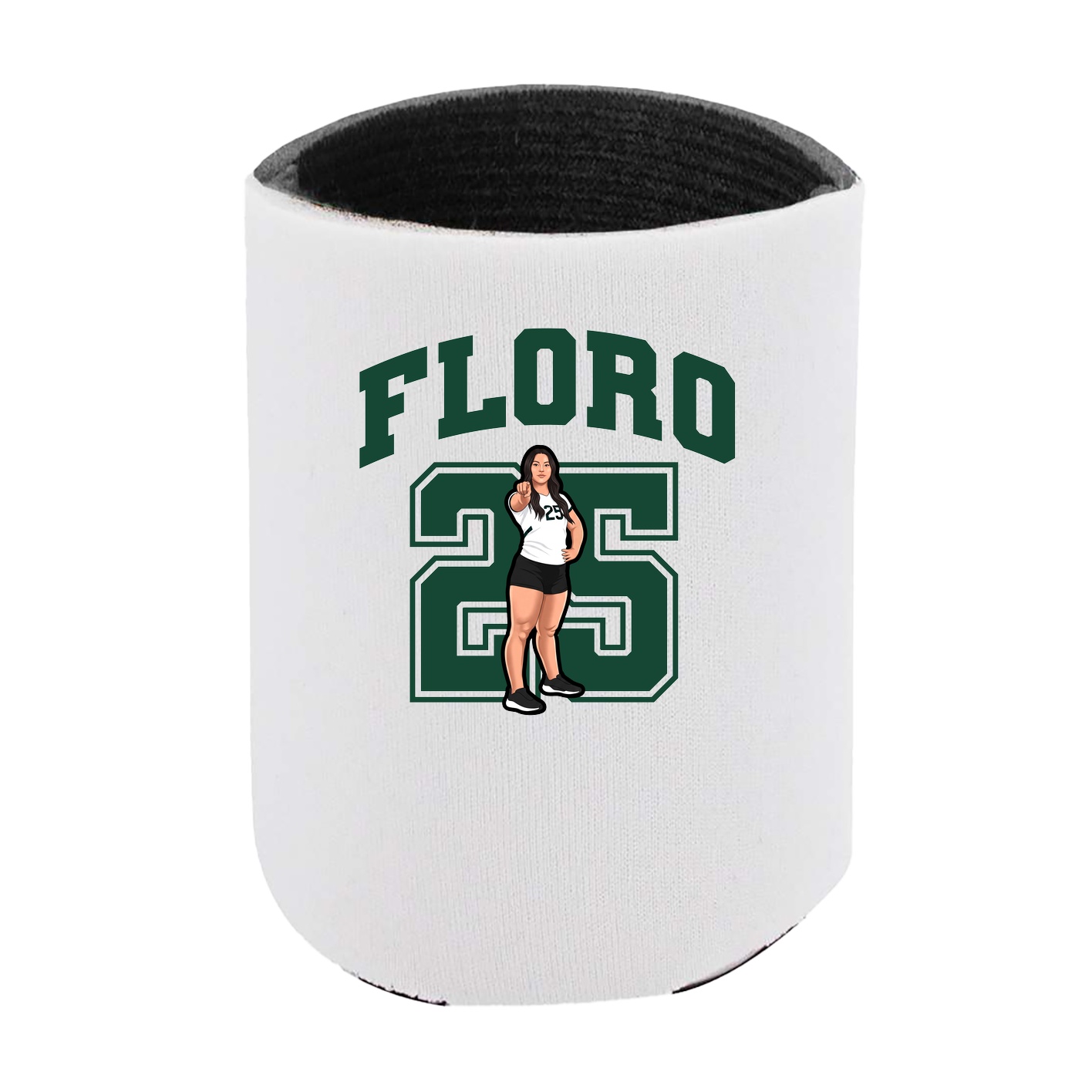Can Holder — Number in White