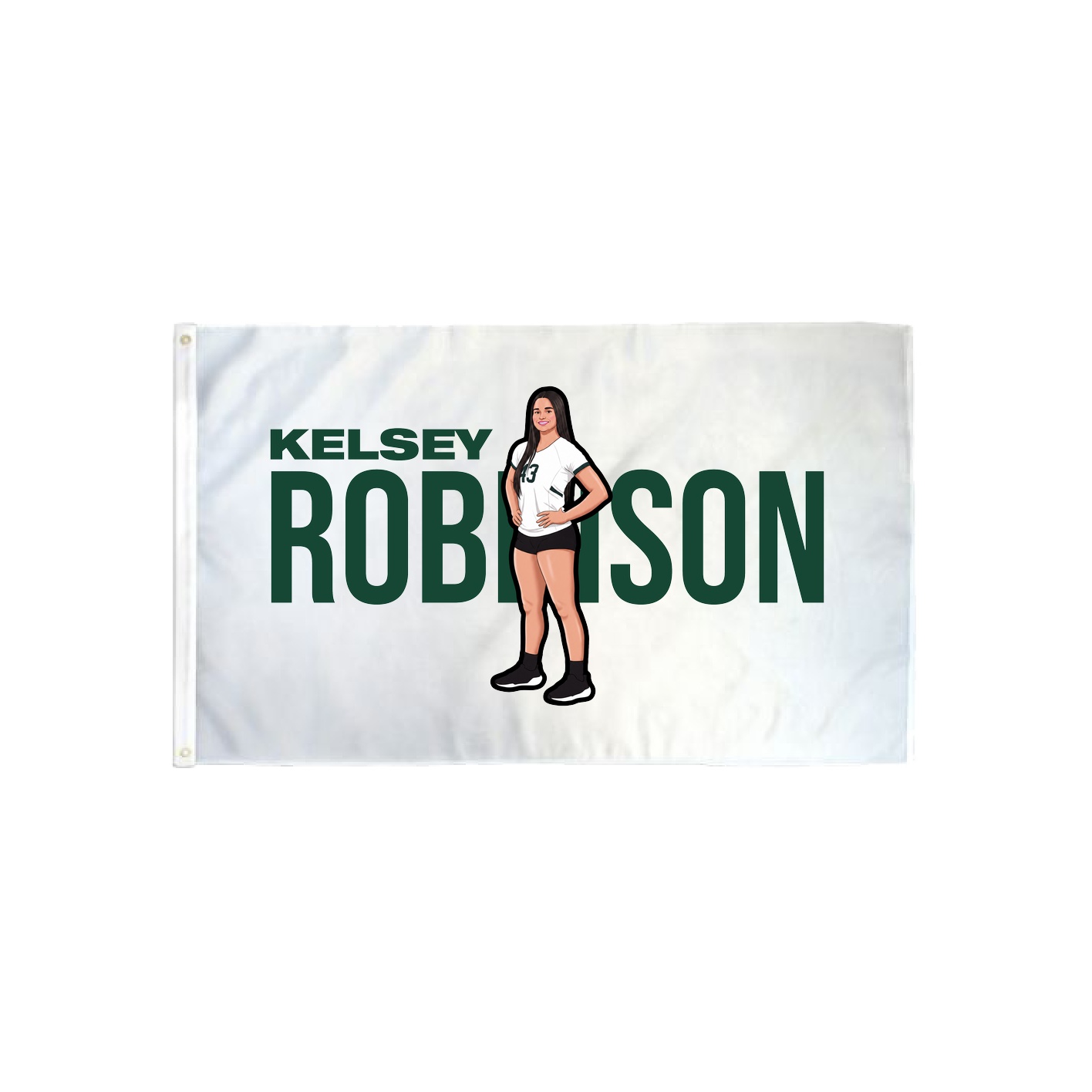 3x5 Flag — Player Name in Classic