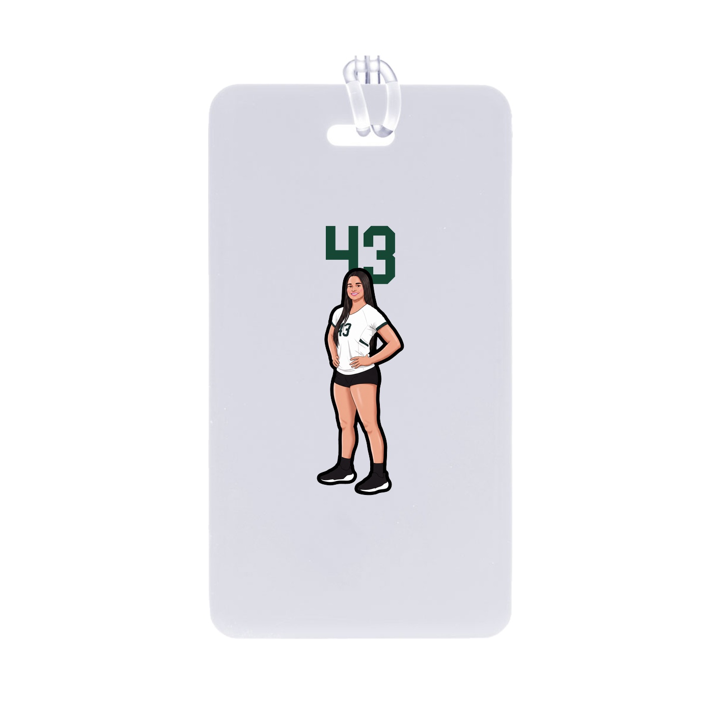 Bag Tag — Number Top in Classic