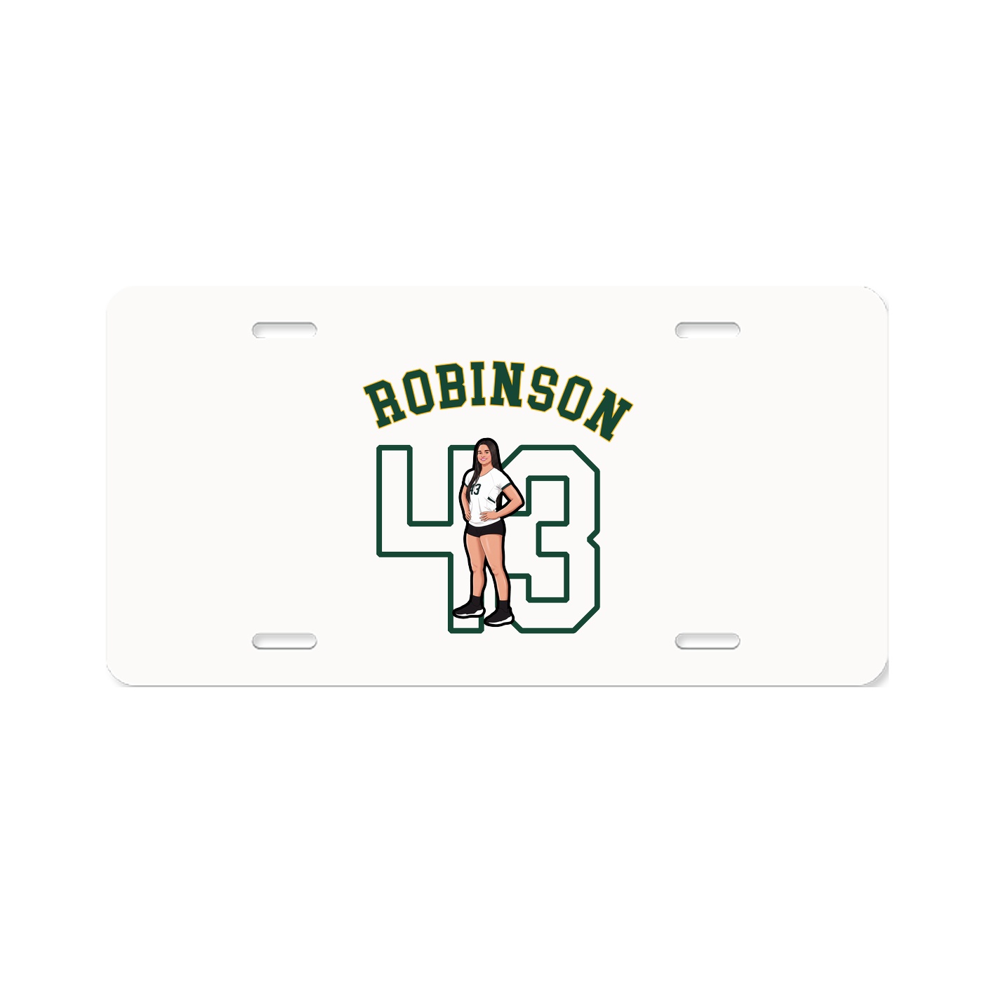 License Plate — Shirsey Arch in Classic