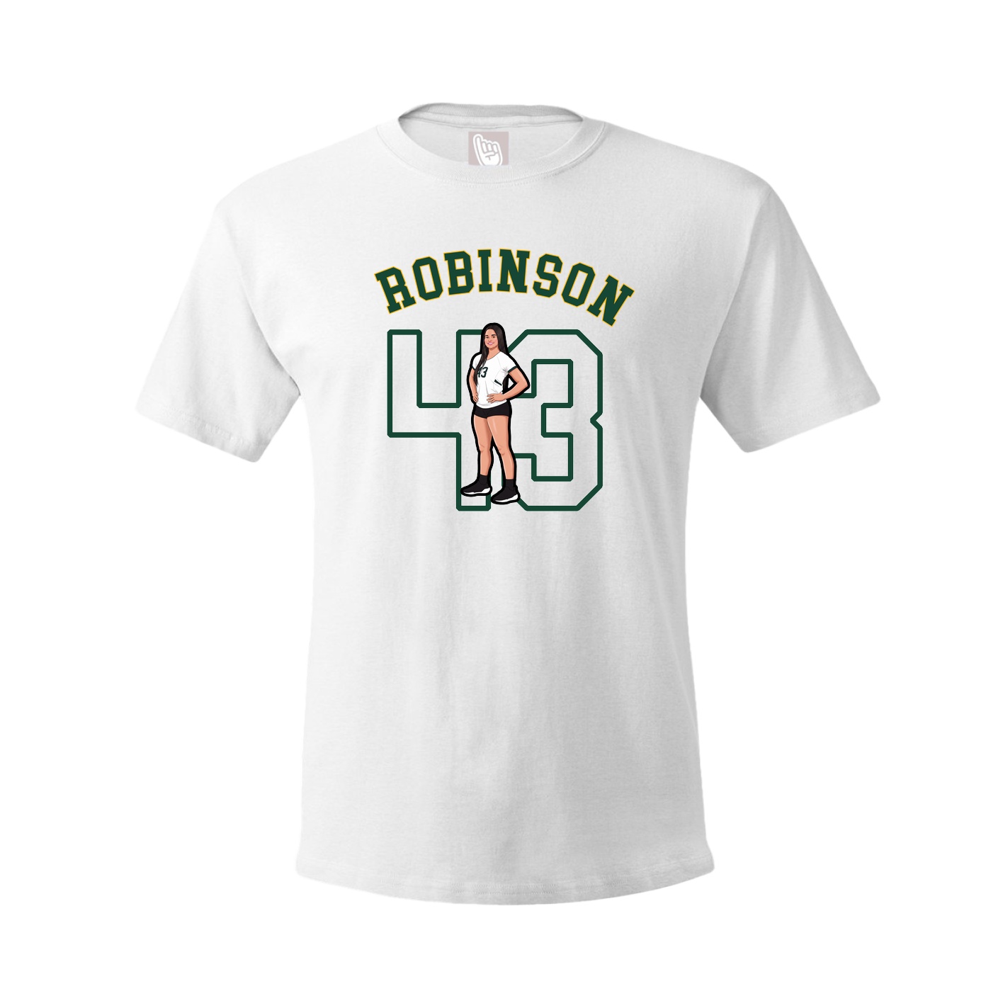 Tee — Shirsey Arch in White