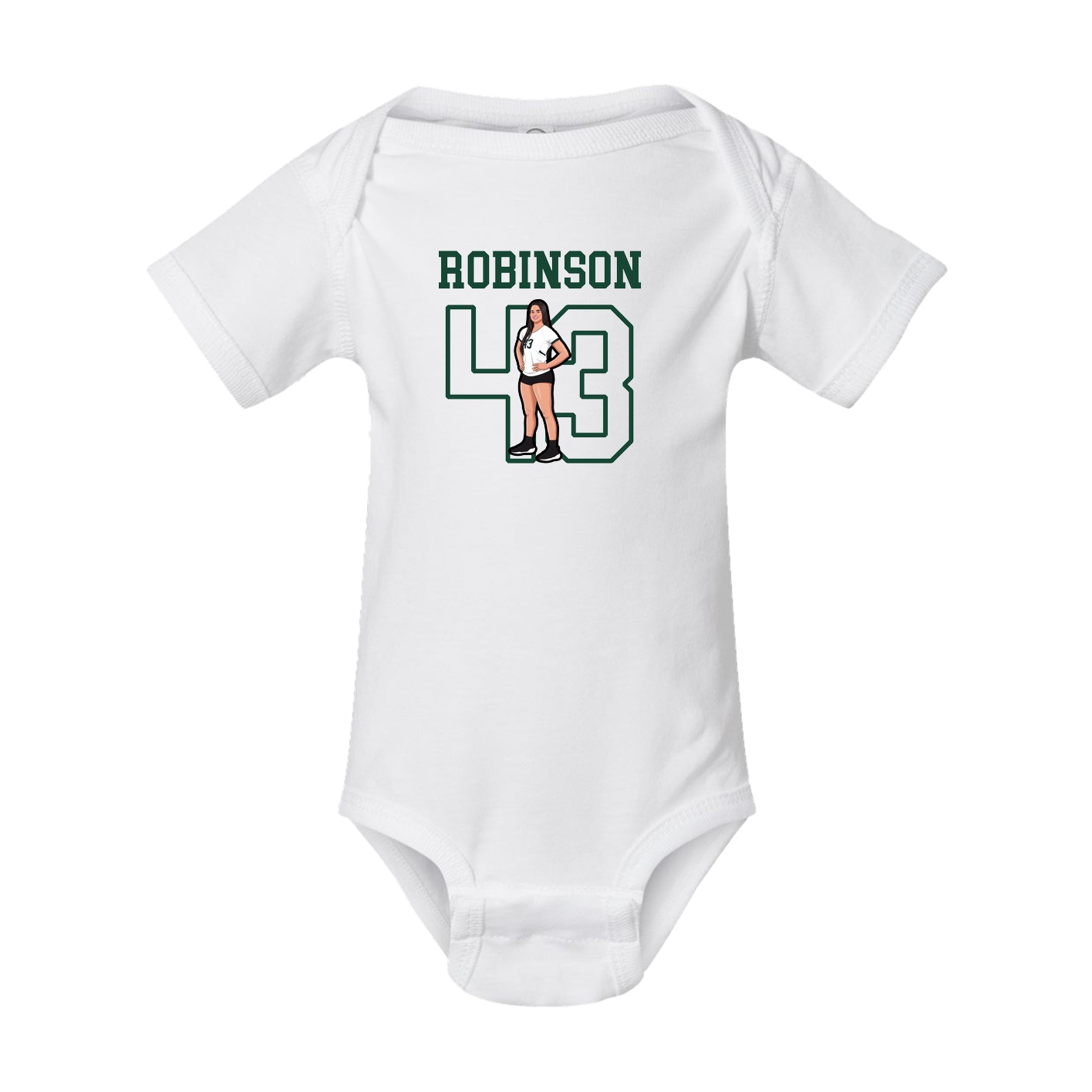 Baby Onesie — Shirsey in White