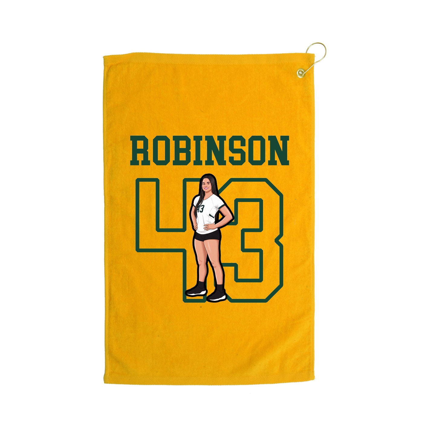 Golf Towel — Shirsey in Gold