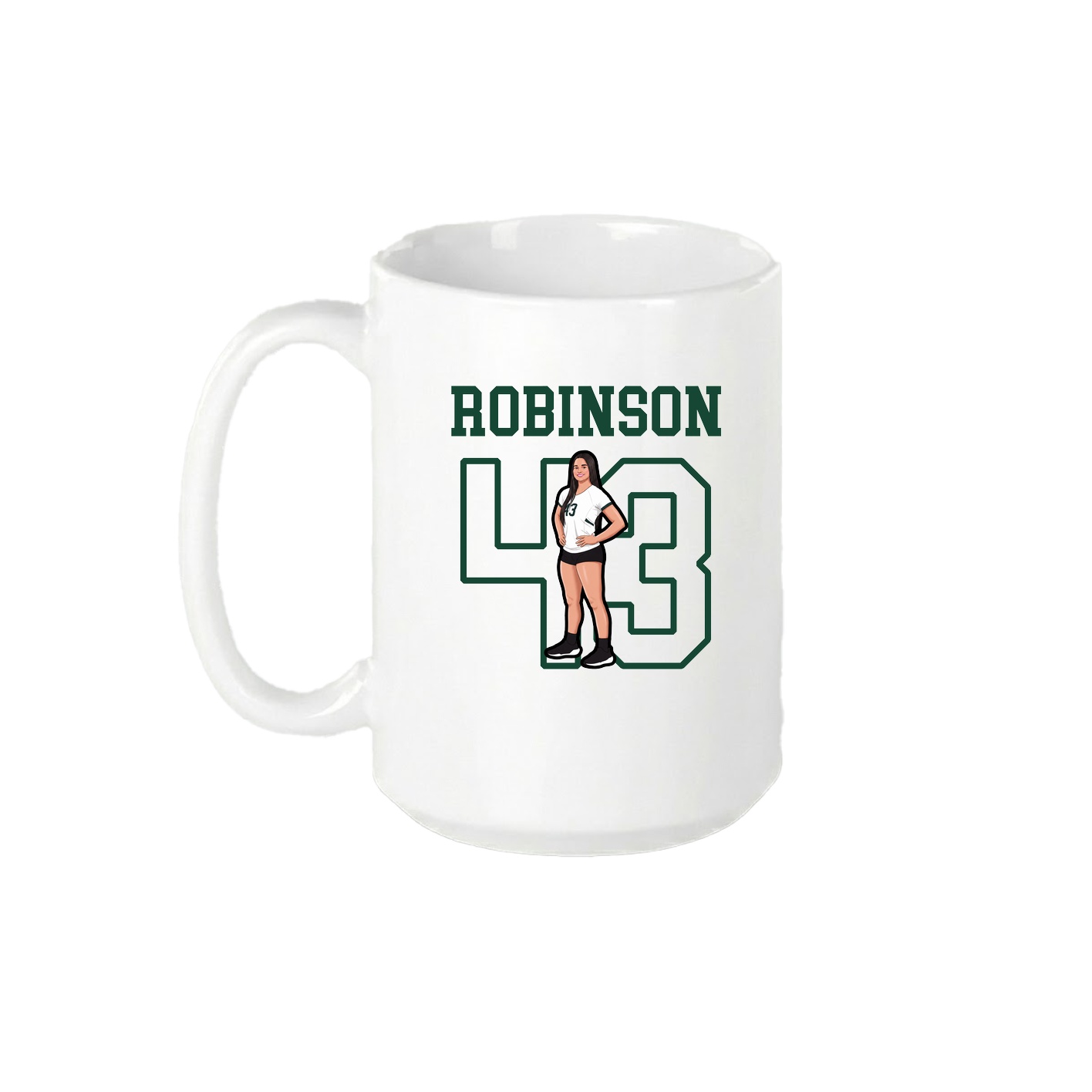 15oz Coffee Mug — Shirsey in White