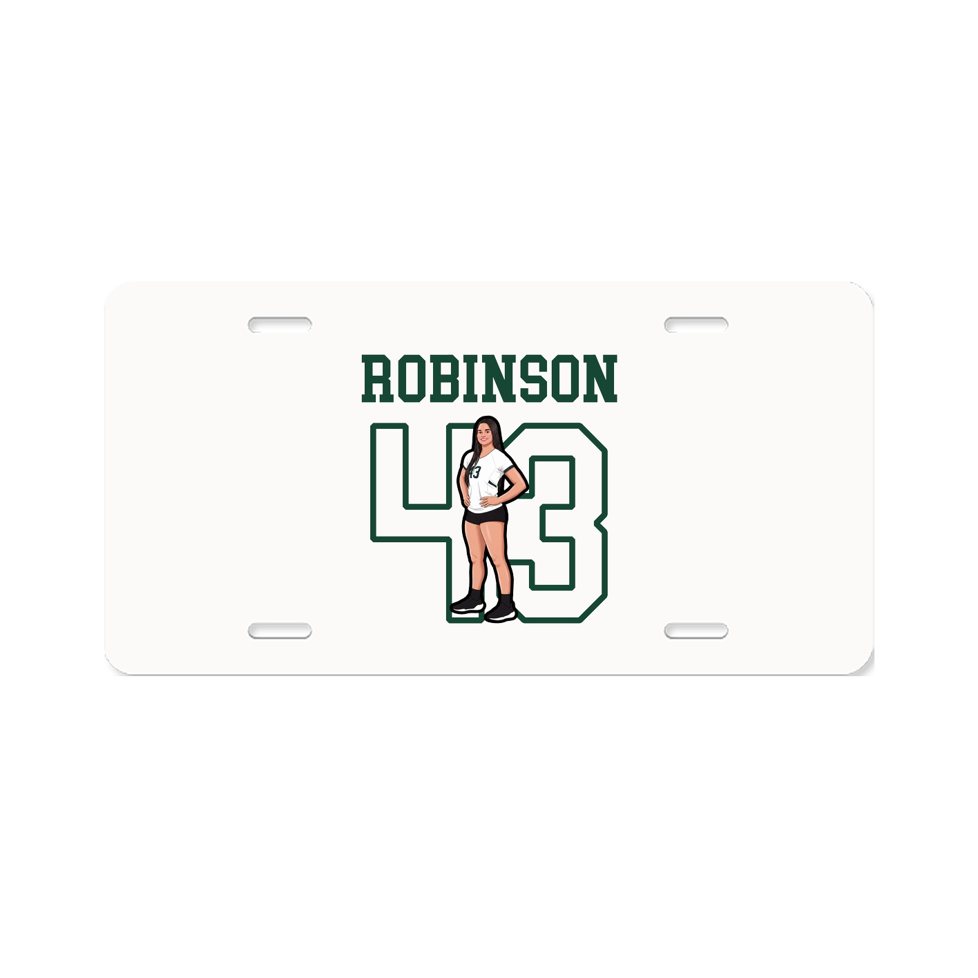 License Plate — Shirsey in Classic