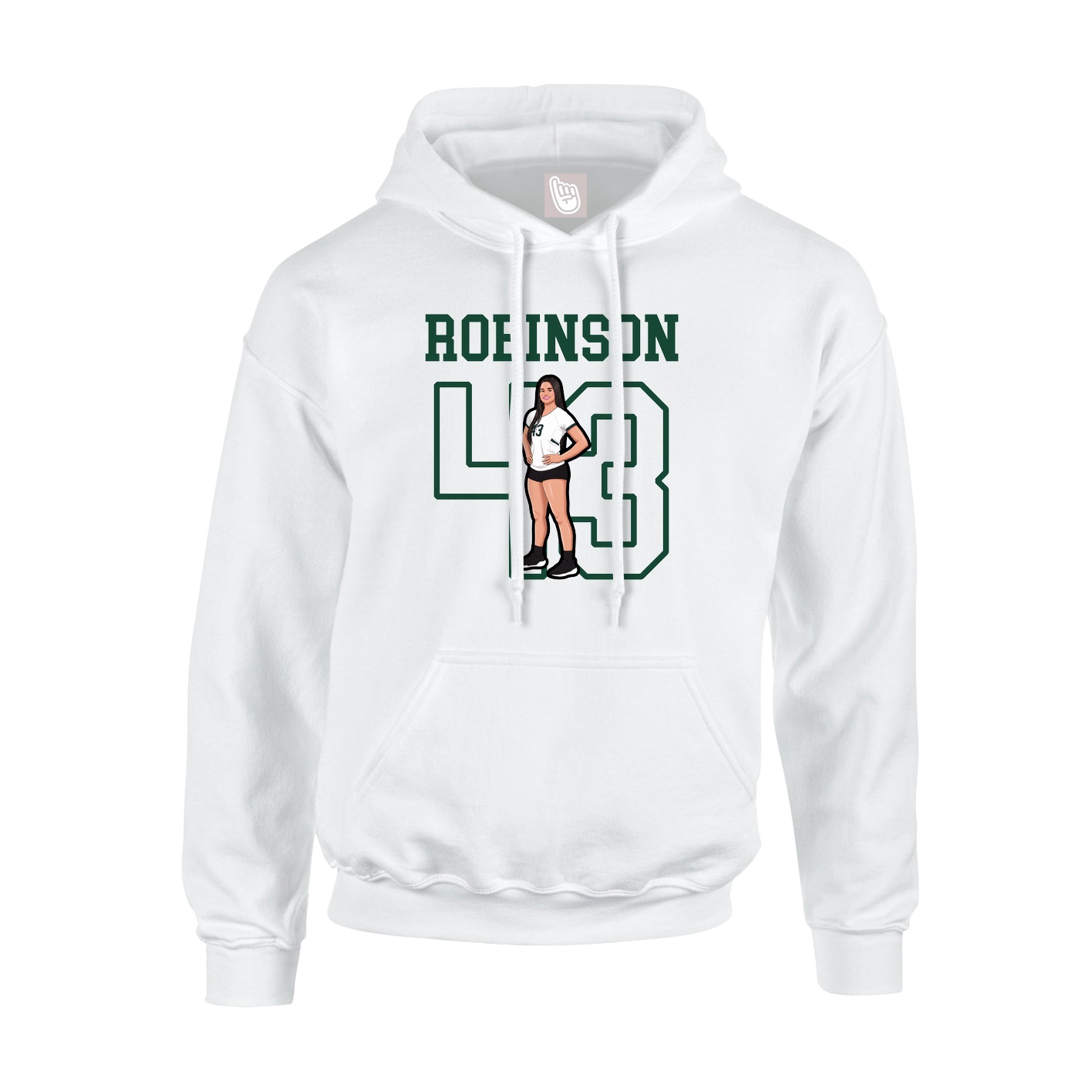 Youth Hoodie — Shirsey in White