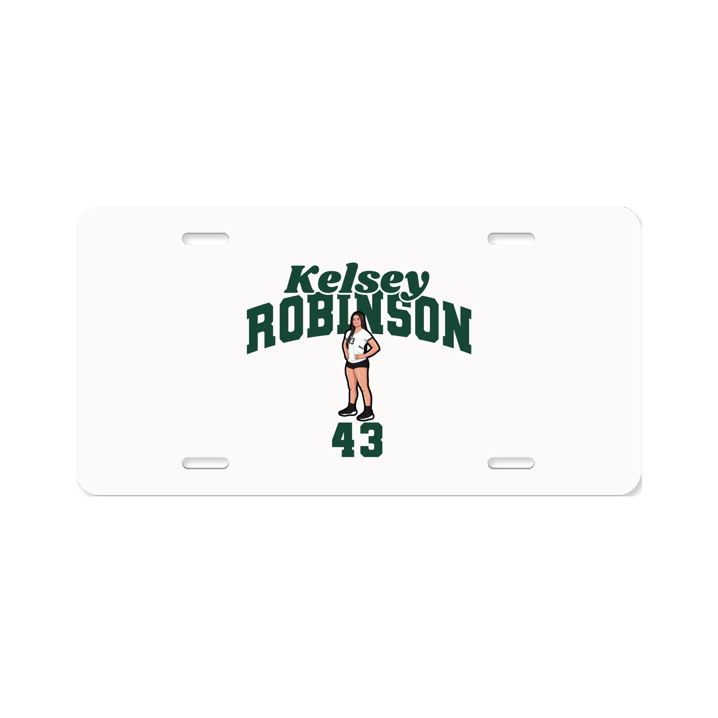License Plate — Signature Arch in Classic