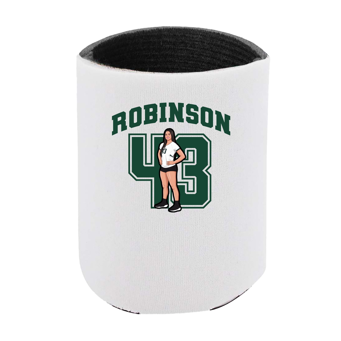 Can Holder — Number in White