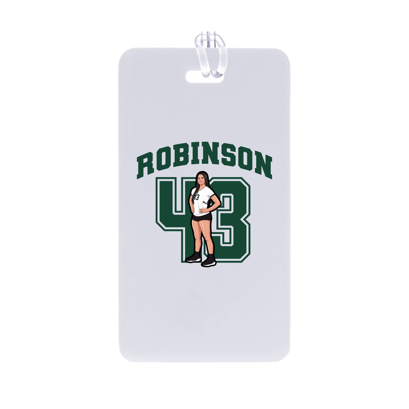 Bag Tag — Number in Classic